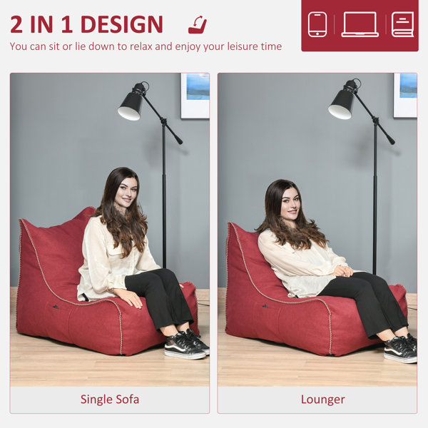 Greyleigh™ Teen Bean Bag Chair & Lounger Wayfair